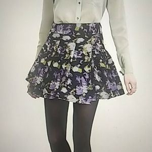 Banana Republic Floral Mini Skirt